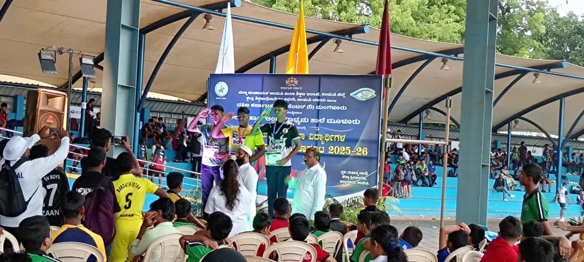 The Taluk Level Athletics Meet was held at Ajjarkad School, Udupi.

SVH English Medium High School, Innanje is pleased to announce that Master Preetham, a student of Grade 10, has secured the 3rd place in the Discus Throw competition.