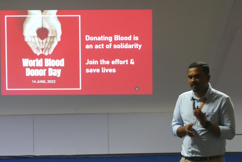 a speech on blood donation